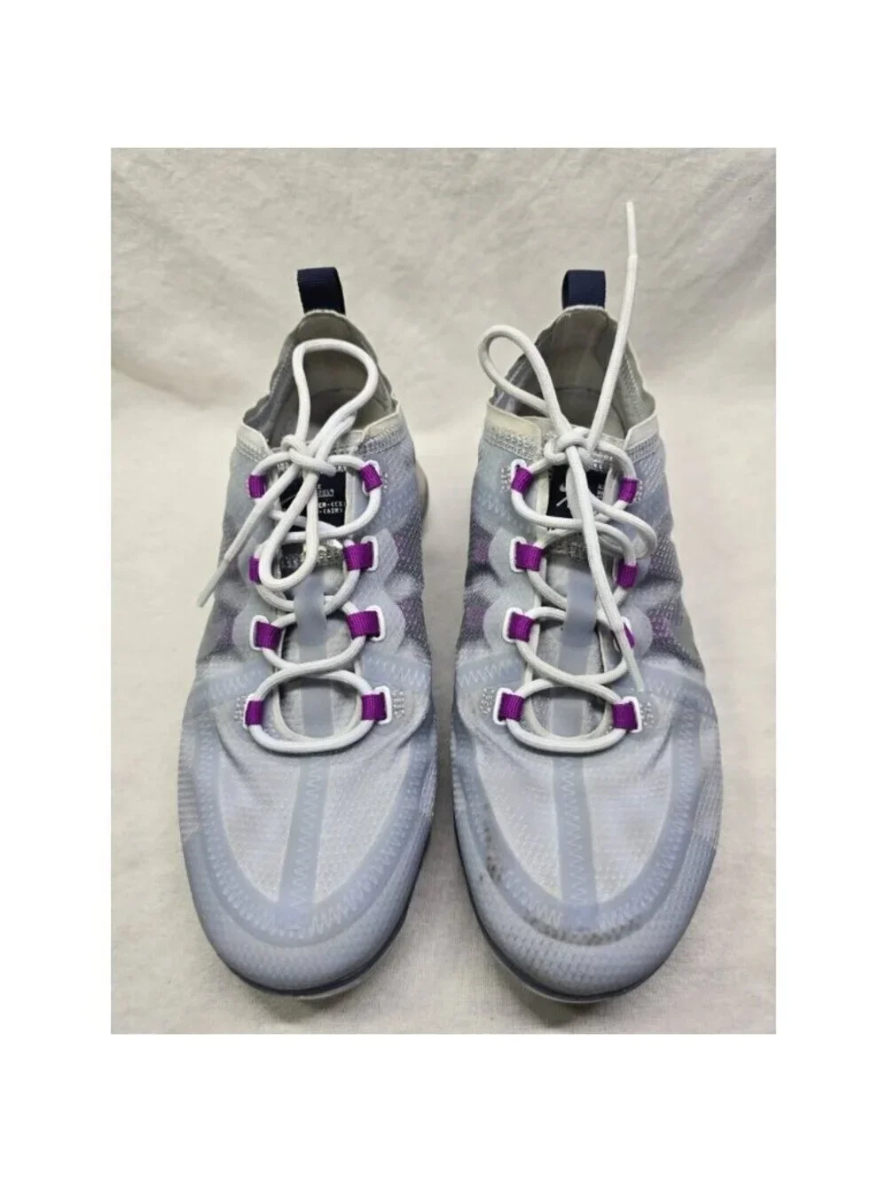 Nike Air VaporMax Football Gray 2019 Running Shoes Sneakers Womens Size 8